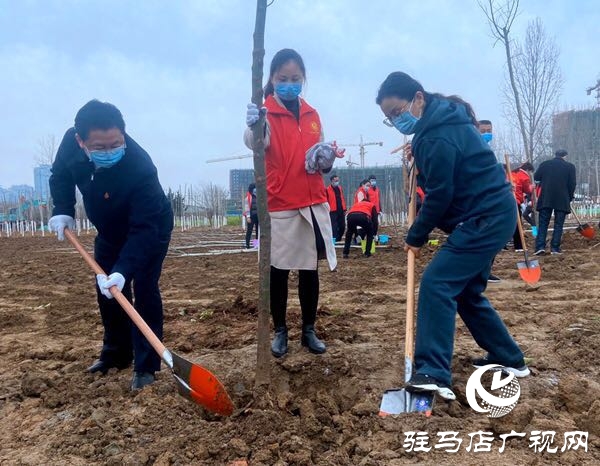 陳星 朱是西等市領(lǐng)導與廣大干群一起參加植樹造林活動