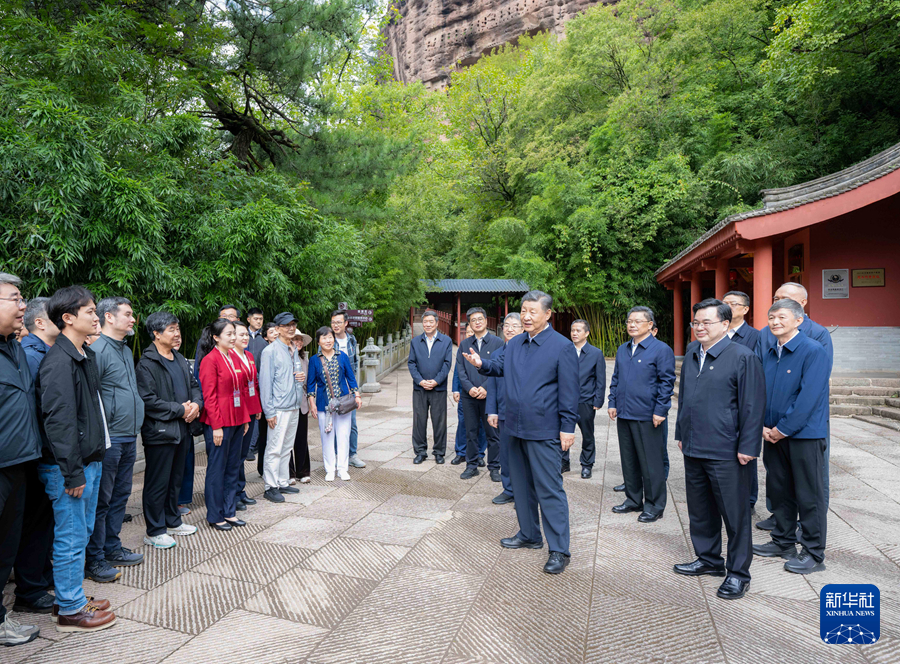 習近平在甘肅考察時強調(diào) 深化改革勇于創(chuàng)新苦干實干富民興隴 奮力譜寫中國式現(xiàn)代化甘肅篇章