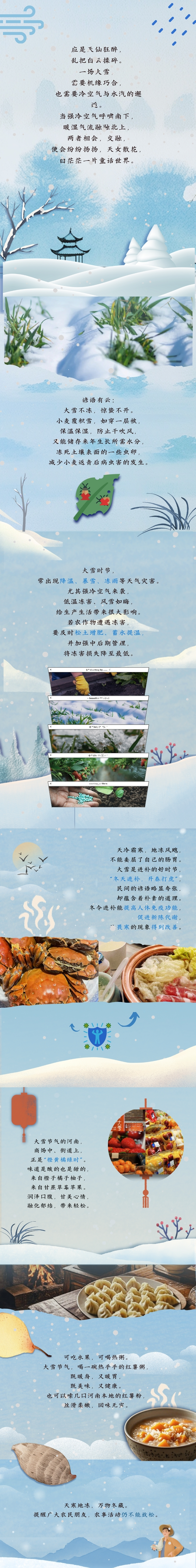 大雪至，寒冬始，萬物冬藏待春來